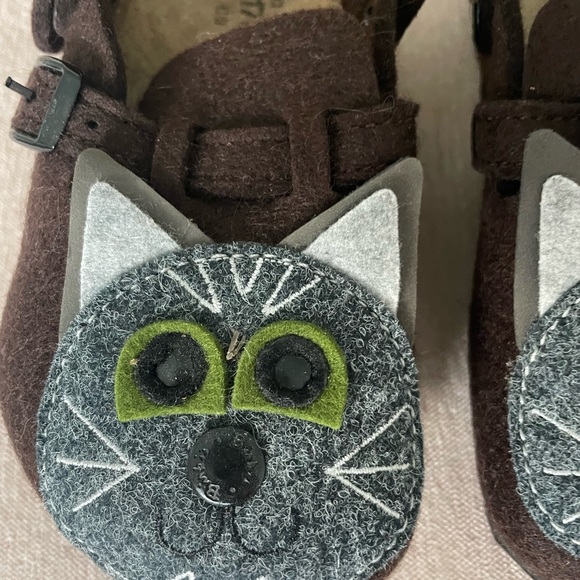 Birkenstock Birki Kav Tiermotiv Cat Clog Shoe. Rare - Picture 3 of 5